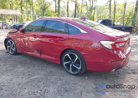 2018 Honda Accord Sport из США, поврежденный, VIN 1HGCV1F36JA046323